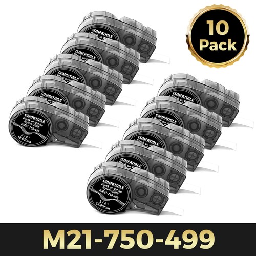 10x brady m21 - m21-750-499, adhesive