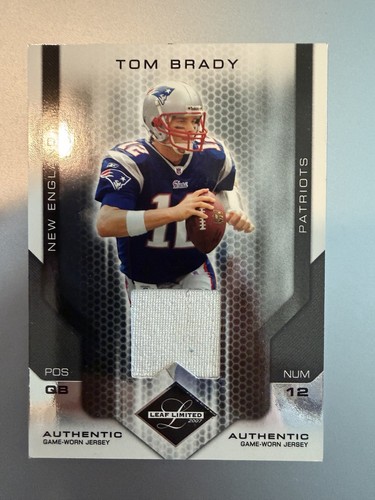 2007 leaf limited tom brady - leaf,